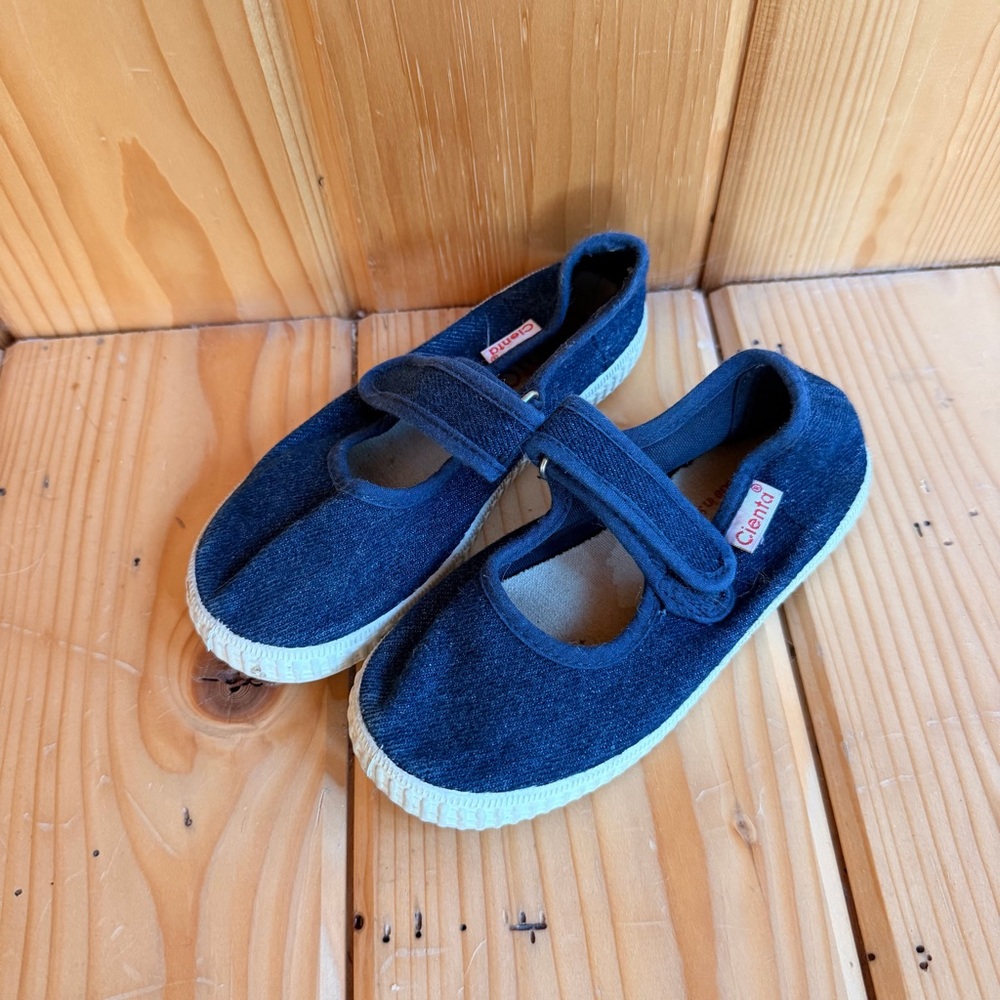 Cienta Kids Blue Denim Shoes